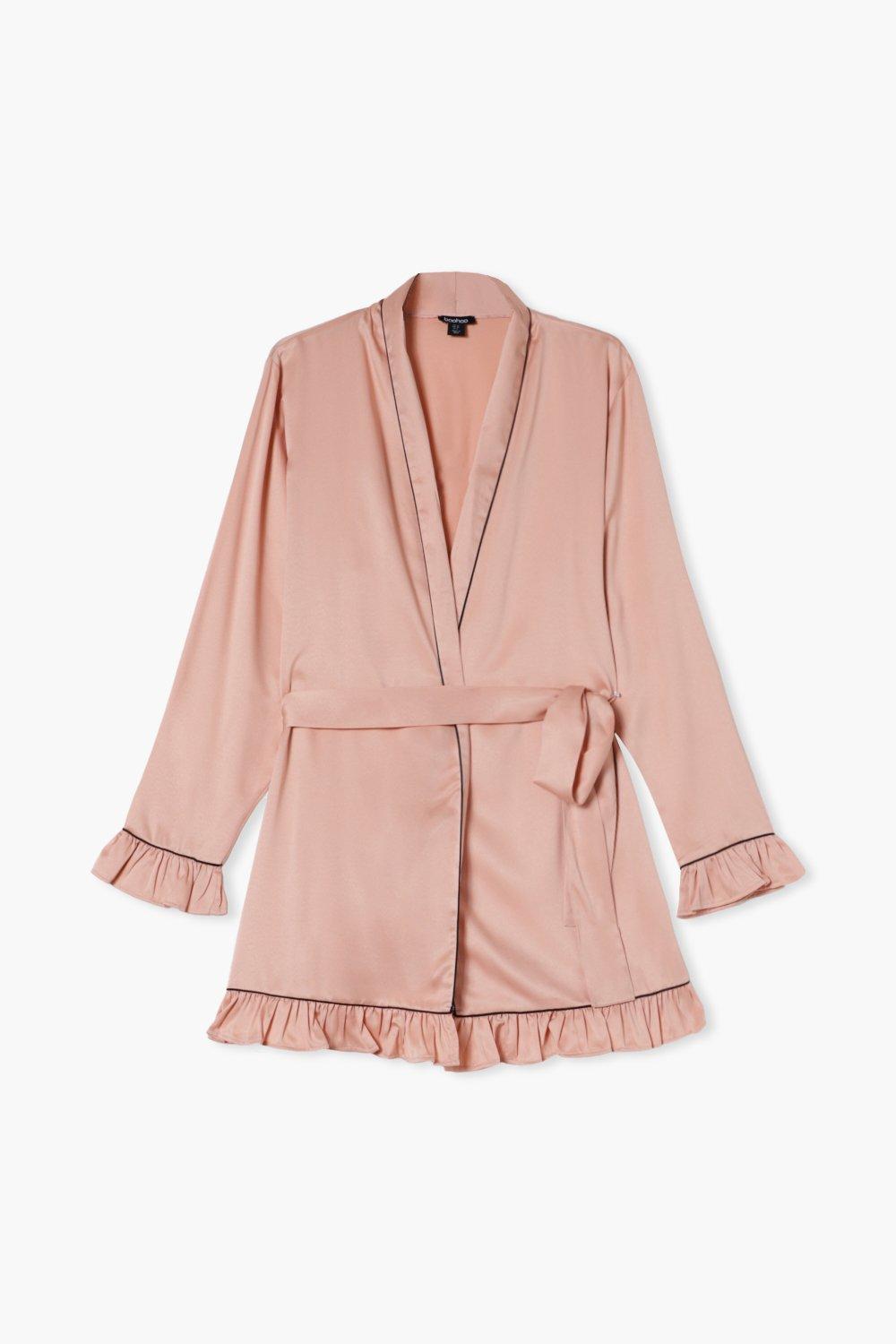 Boohoo hot sale silk robe